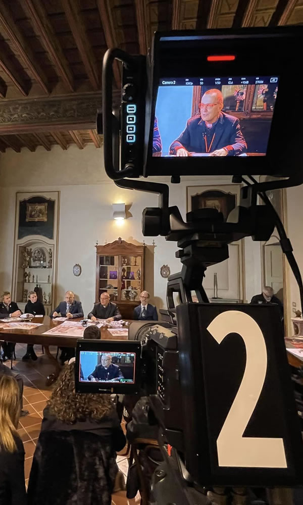 Telecamera 4K durante una conferenza